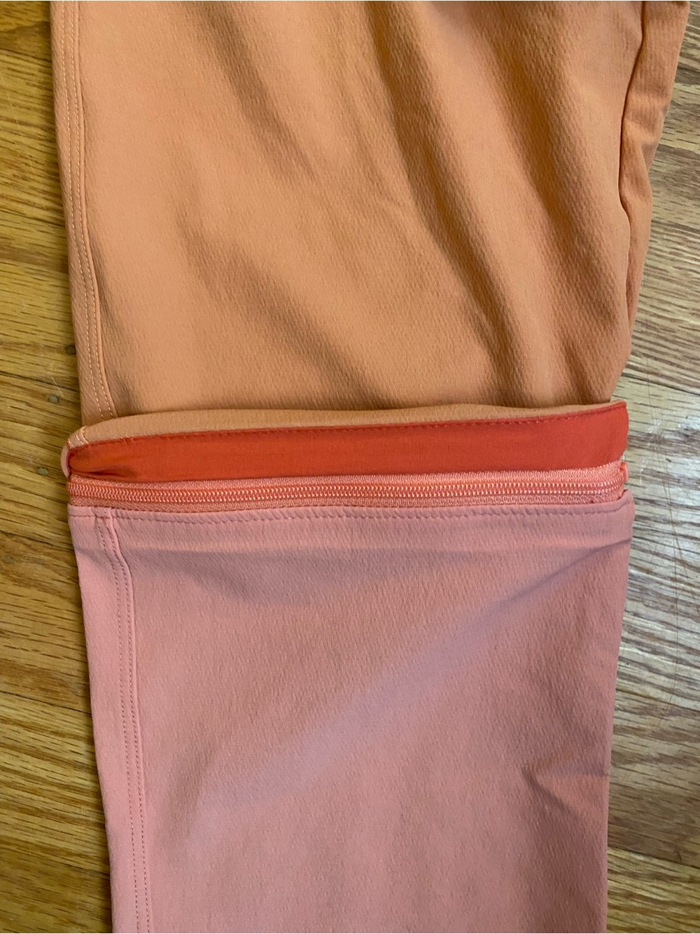 Outdoor Voices RecTrek Zip-Off Pants in Paprika Sunstone Peach XXS - Picture 6 of 9